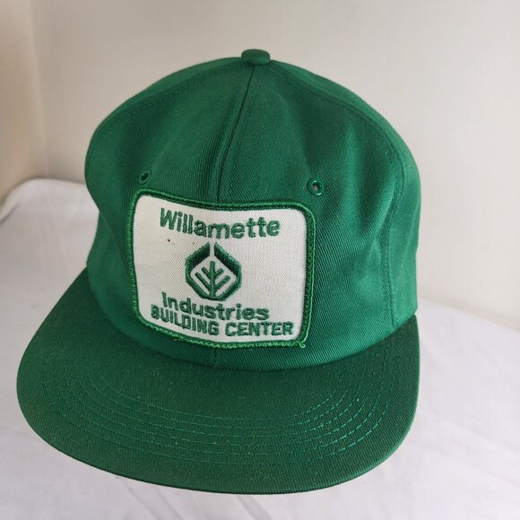WILLIAMETTE Industries K-Brand Hat Snapback Baseball Vintage 80s Cap Dad Trucker - Picture 3 of 12
